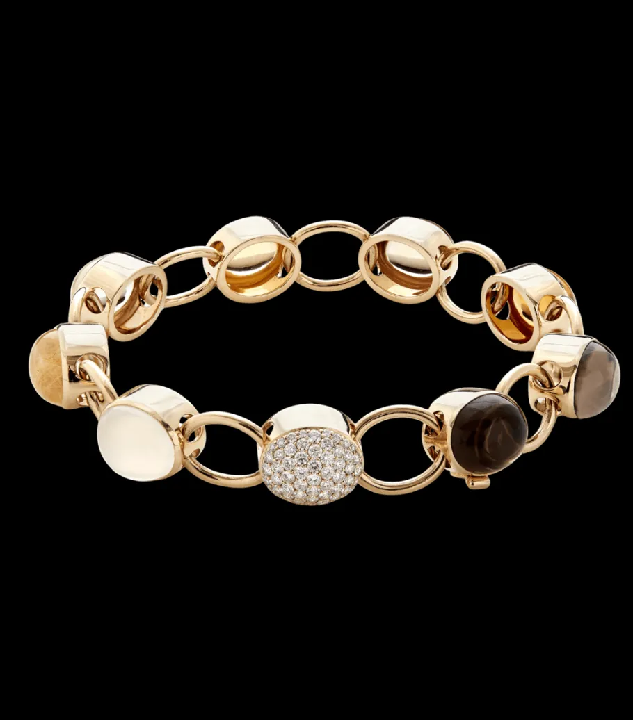 harlekin_golden_armbnd_me_0.webp Harlekin Golden armbånd med ovale led*P. Hertz Discount