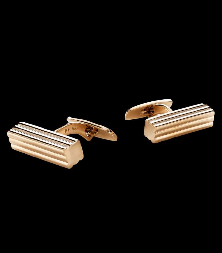 manchetknapper_stave_med__0.webp Manchetknapper, stave med riller*P. Hertz Fashion