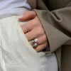 Pavé ringe med brillanter*P. Hertz Discount