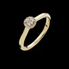 Ring med rund roset*P. Hertz New