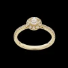 Ring med rund roset*P. Hertz Fashion
