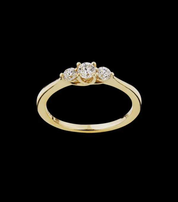Tre-stens ring*P. Hertz Sale